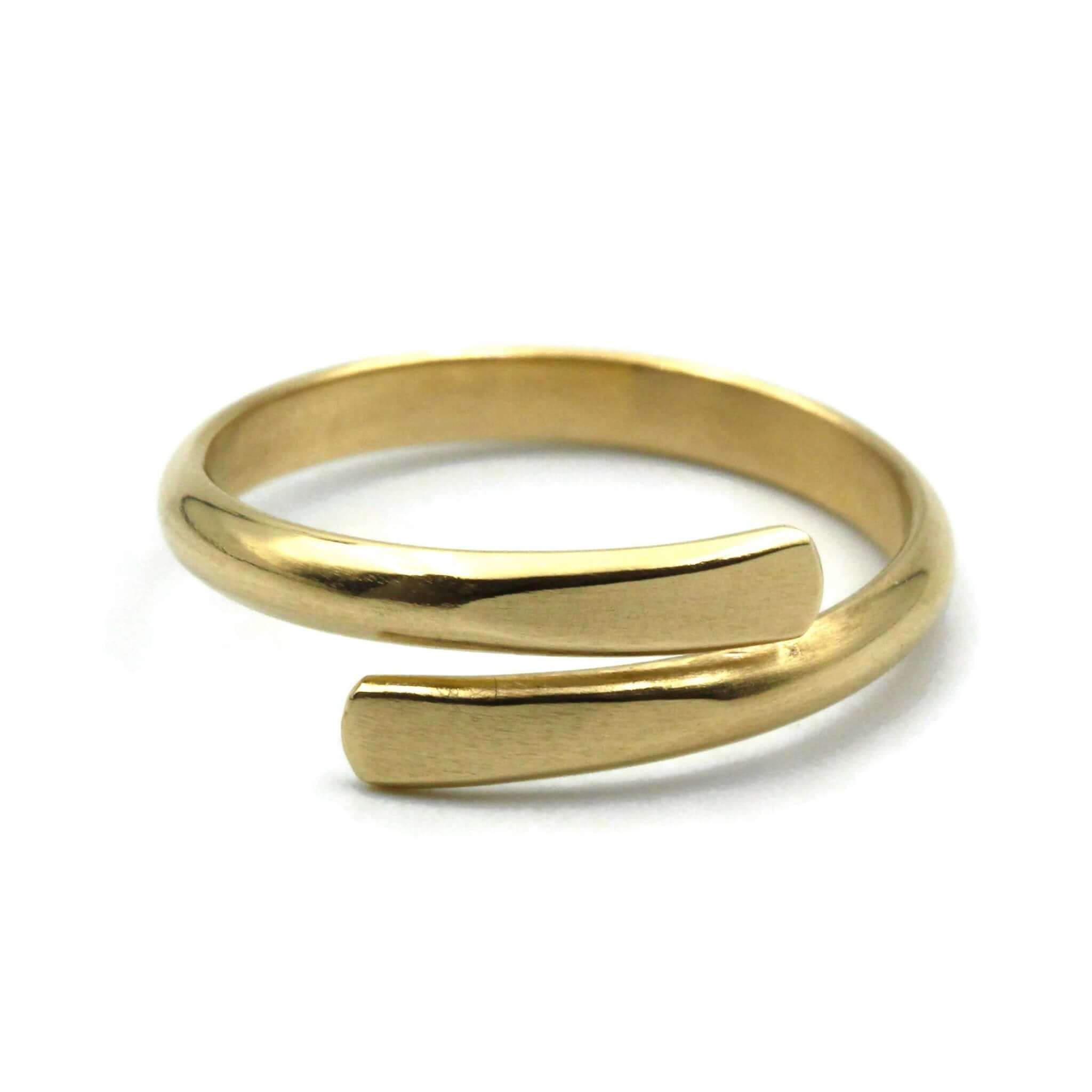 Solid gold deals stackable rings